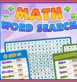Math Word Search